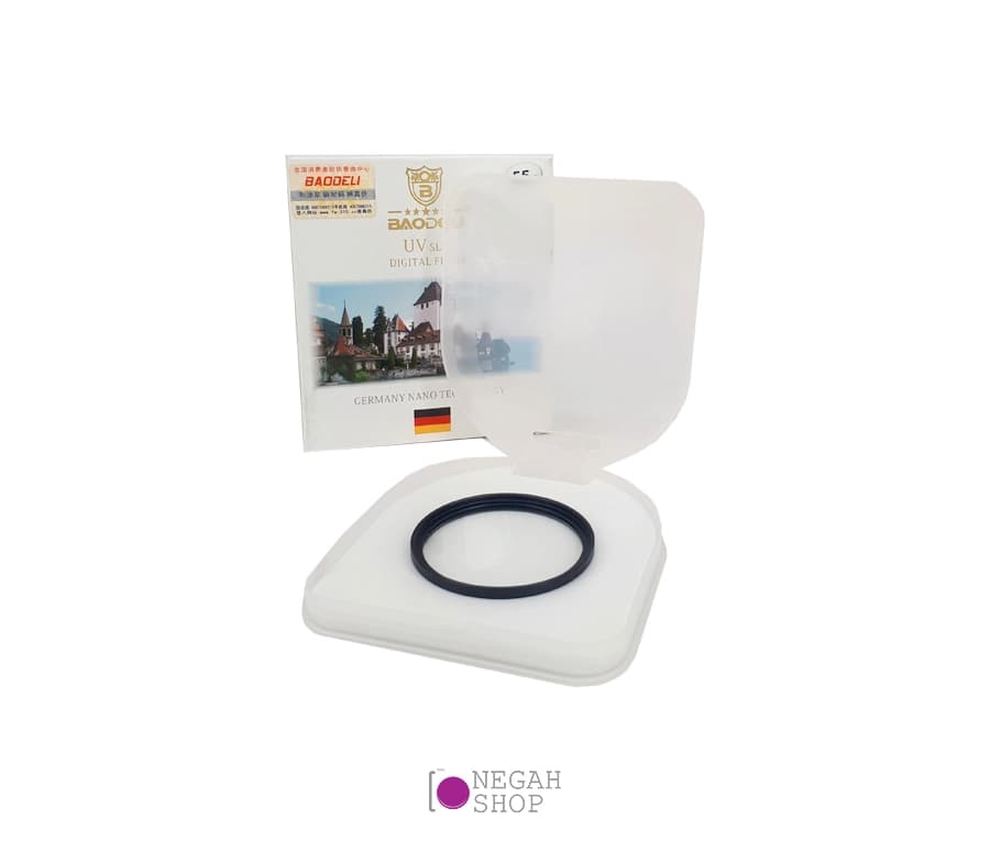 فیلتر لنز یو وی BAODELI UV SLIM 55mm — تصویر ۲