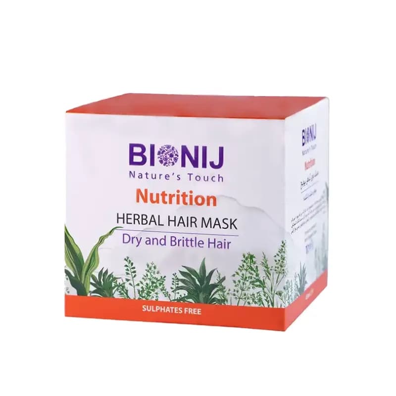ماسک موی گیاهی موهای خشک و شکننده بیونیج 450 میلی
