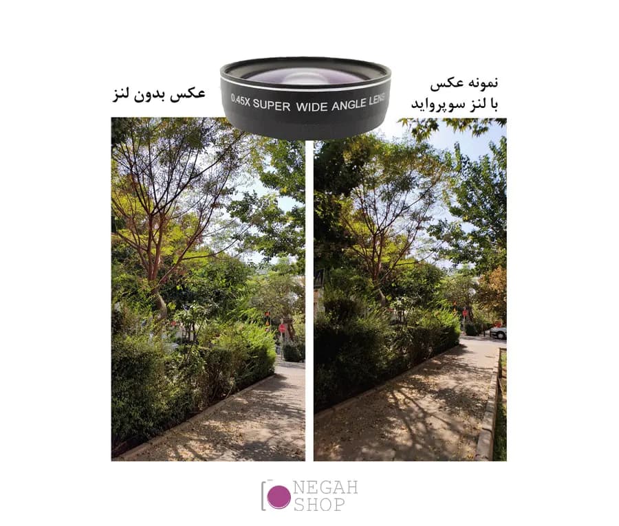کیت لنز گوشی موبایل Zomei 0.45X — تصویر ۵