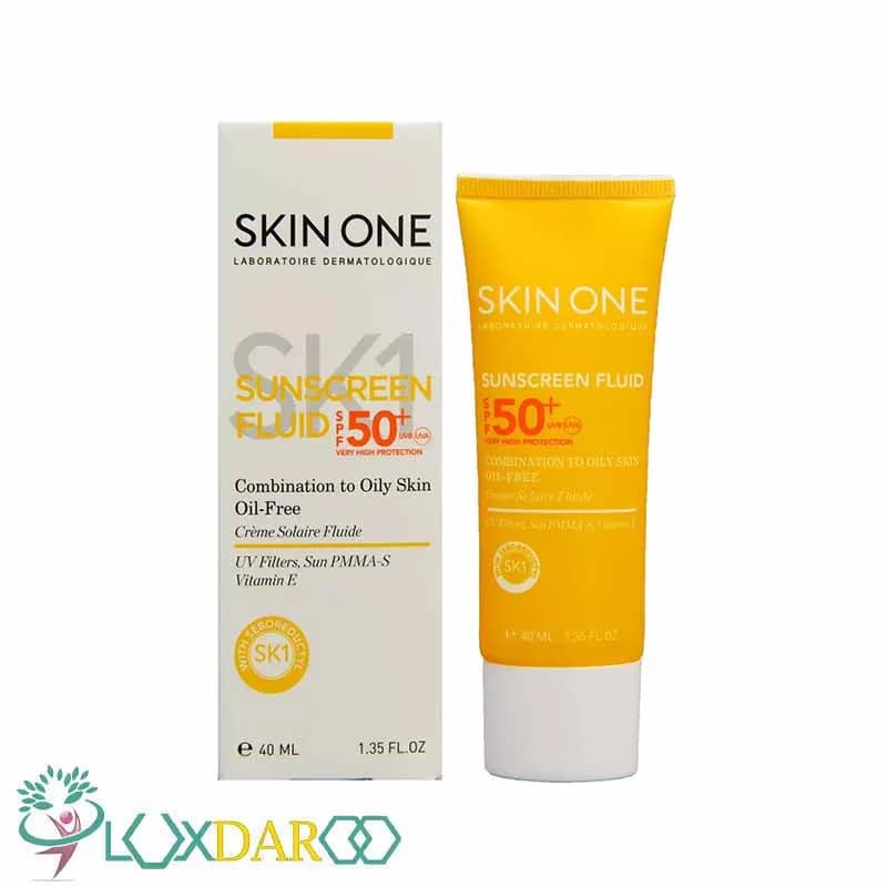 ضد آفتاب بی رنگ فاقد چربی اسکین وان SPF50