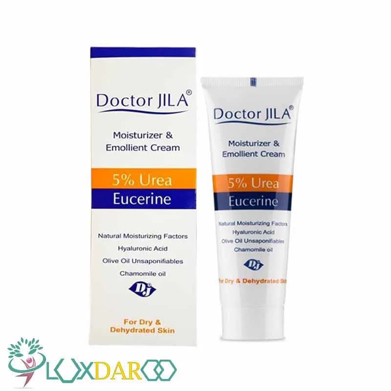 کرم مرطوب کننده و نرم کننده حاوی اوره 5% دکتر ژیلا