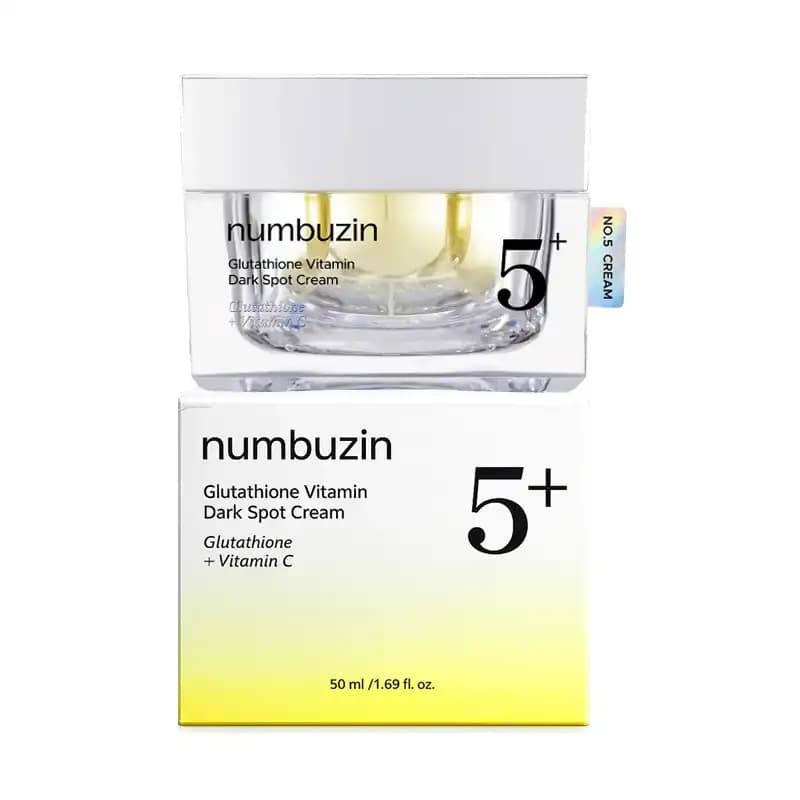 کرم ضدلک و روشن کننده گلوتاتیون نامبوزین Numbuzin شماره +5 حجم 50 میلی لیتر اصل — تصویر ۲