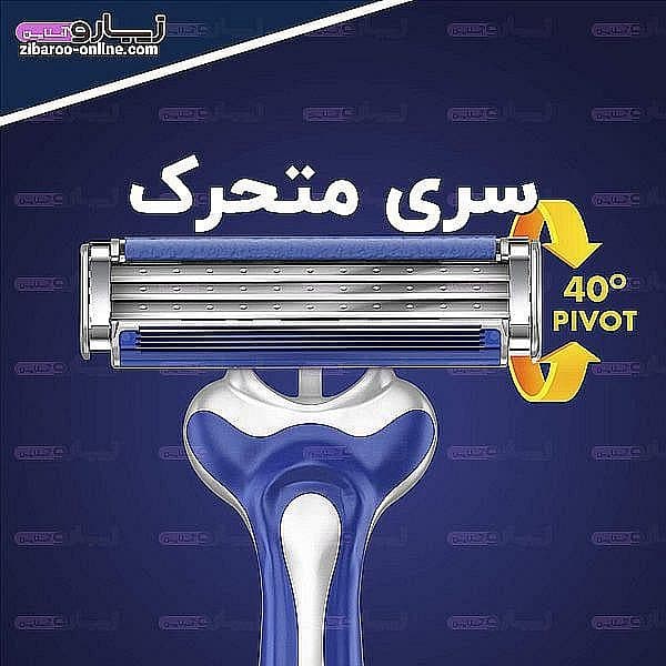 خودتراش ژیلت مدل BLUE3 بسته 3عددی اصل — تصویر ۳