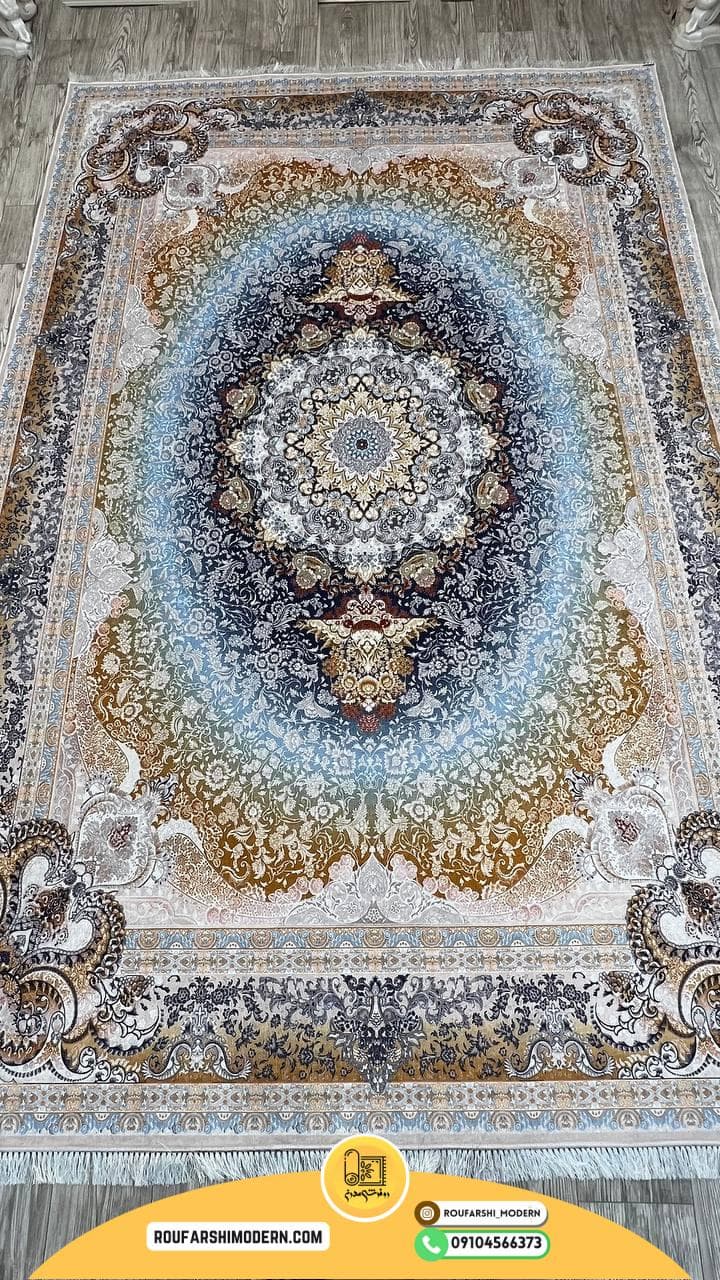 فرشینه نمدی رویه مخمل با نمد 1000 گرم | لوکس و با دوام RH 0790 — تصویر ۳