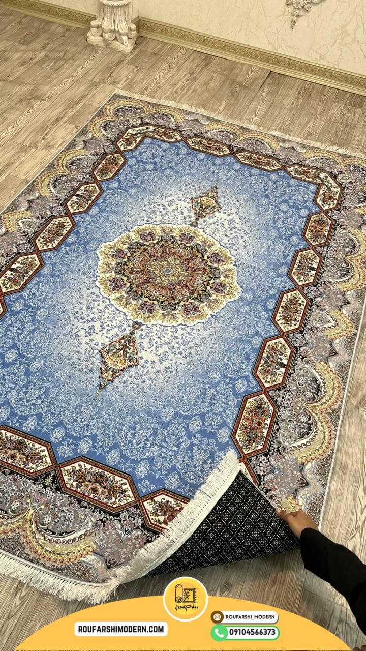 فرشینه نمدی رویه مخمل با نمد 1000 گرم | لوکس و با دوام RH 0316 — تصویر ۵
