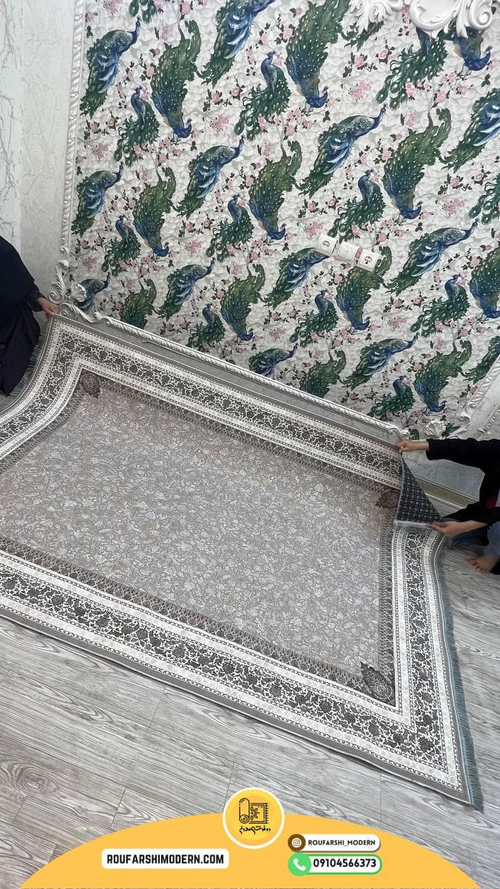 فرشینه نمدی رویه مخمل با نمد 1000 گرم | لوکس و با دوام RH 1850 — تصویر ۶