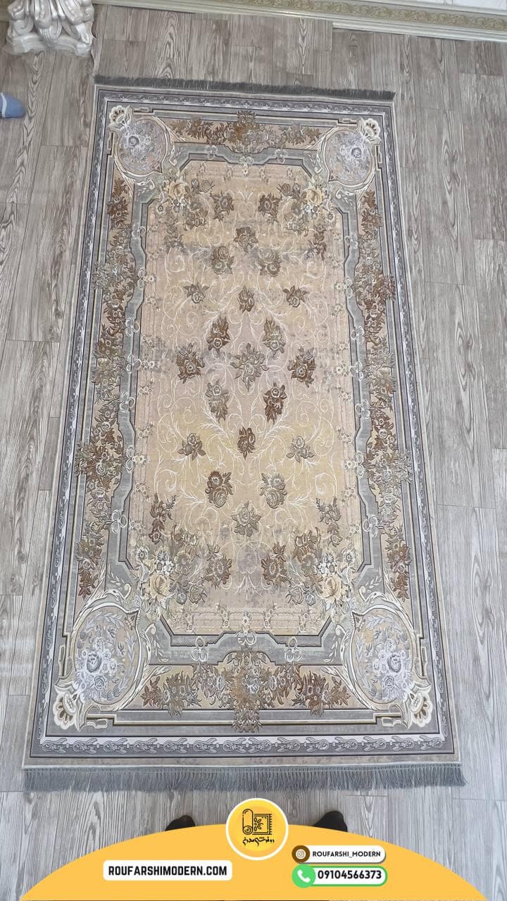 فرشینه نمدی رویه مخمل با نمد 1000 گرم | لوکس و با دوام کد RH1975 — تصویر ۳