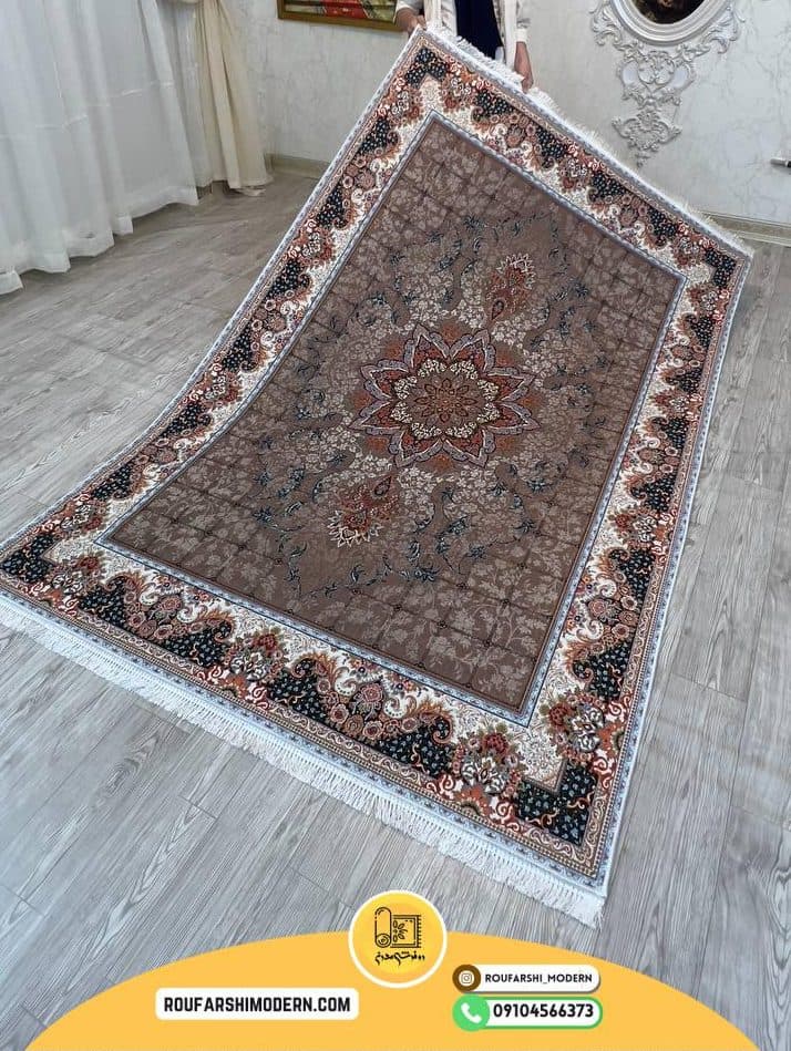 فرشینه با رویه مخمل و زیره نمد 1000 گرم ترمزدار کد RH 0469