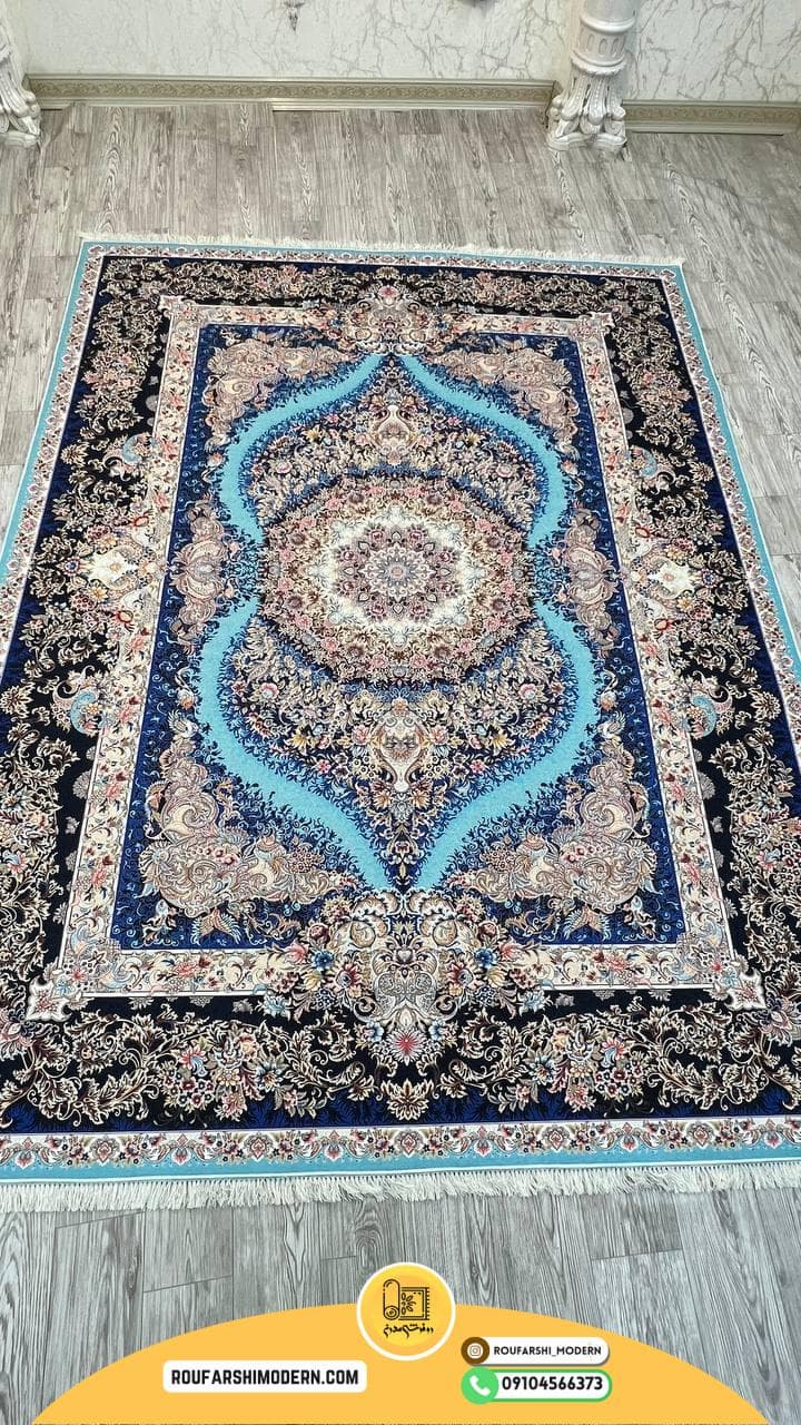 فرشینه با رویه مخمل و زیره نمد 1000 گرم ترمزدار CODE: RH 1880 — تصویر ۲