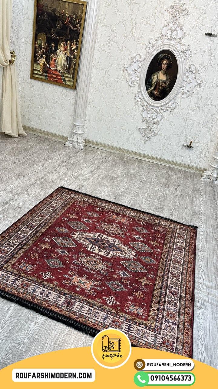 فرشینه و پادری طرح سنتی قابل سفارش در تمامی ابعاد کد 2061 — تصویر ۶