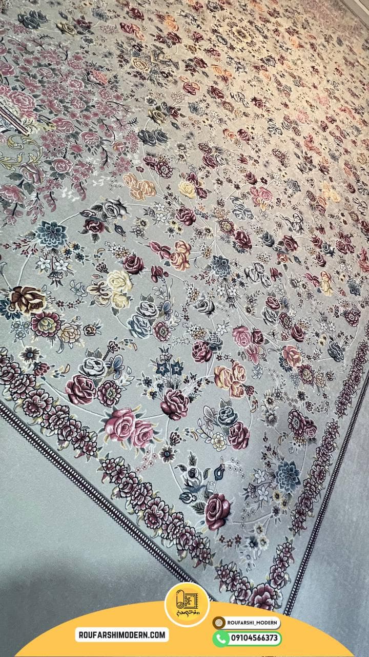 فرشینه / کاور فرش و روفرشی کش طرح کد ۰۸۸۶ — تصویر ۳