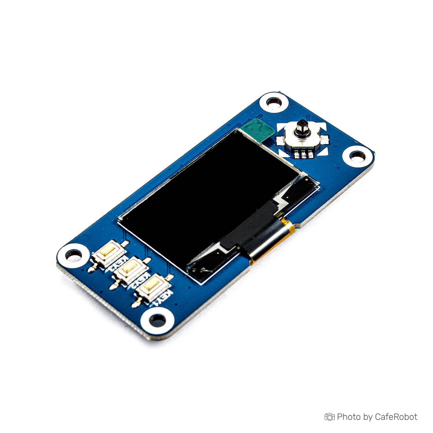 هت نمایشگر 1.3 اینچ OLED تک رنگ آبی رزبری پای SPI/I2C تولید Waveshare — تصویر ۲