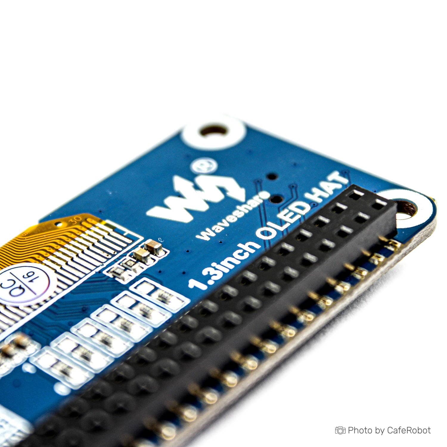 هت نمایشگر 1.3 اینچ OLED تک رنگ آبی رزبری پای SPI/I2C تولید Waveshare — تصویر ۶