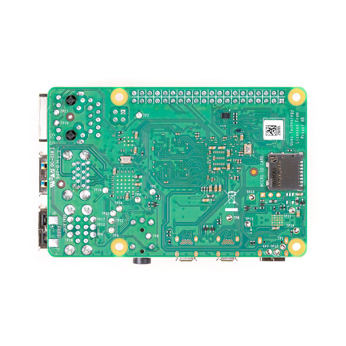 برد رسپبری پای 4 تولید انگلیس 1 گیگ رم Raspberry Pi 4 — تصویر ۲