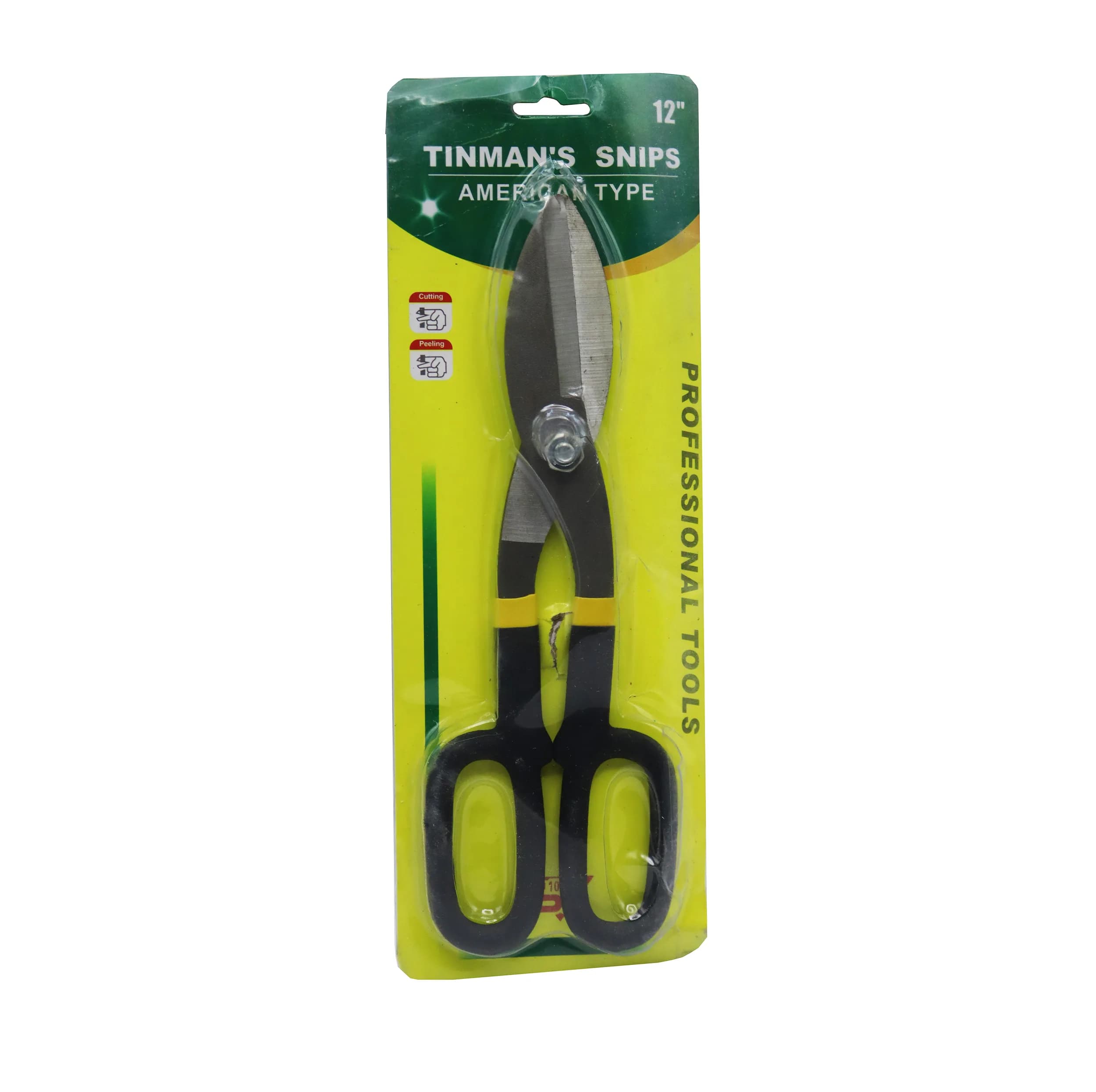 قیچی ورق بر مدل دسته عینکی کد YP-TINMANS SNIPS-12INCH — تصویر ۳
