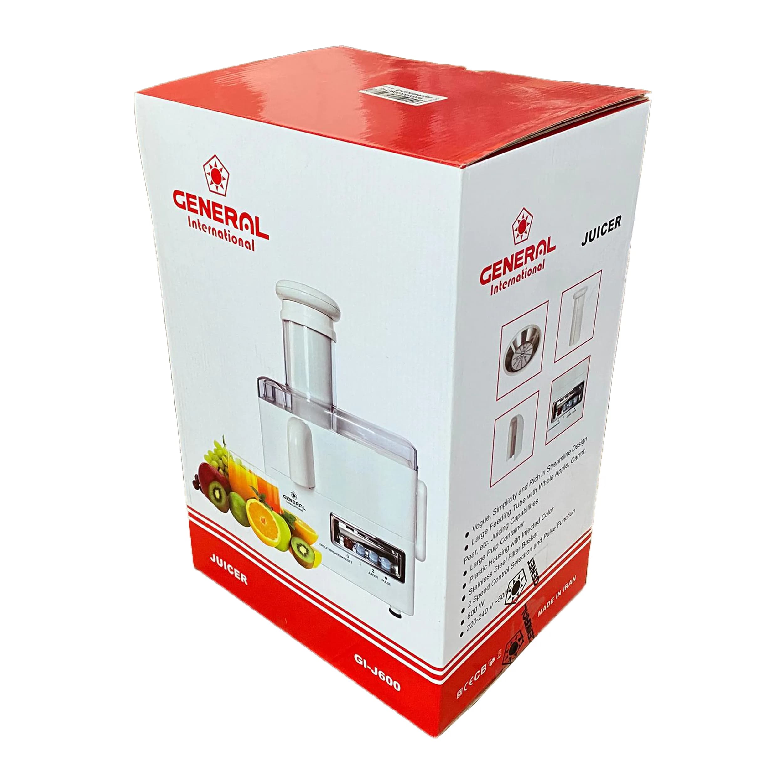 آبمیوه‌گیری 600 وات لیماک جنرال اینترنشنال مدل GI-J600 — تصویر ۶
