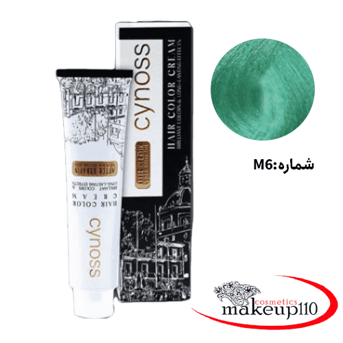 رنگ موی سینوس نعنایی شماره m6