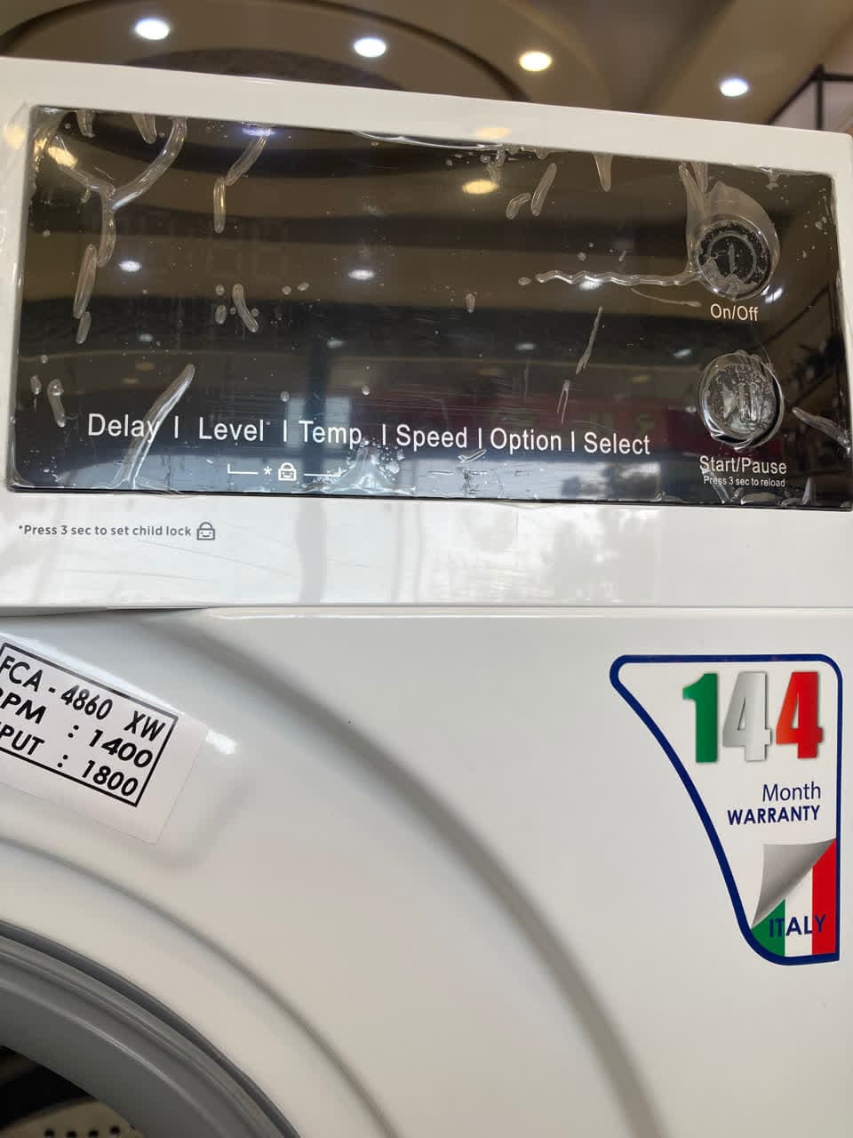 ماشین لباسشویی زیرووات مدل FCA4860XW — تصویر ۴