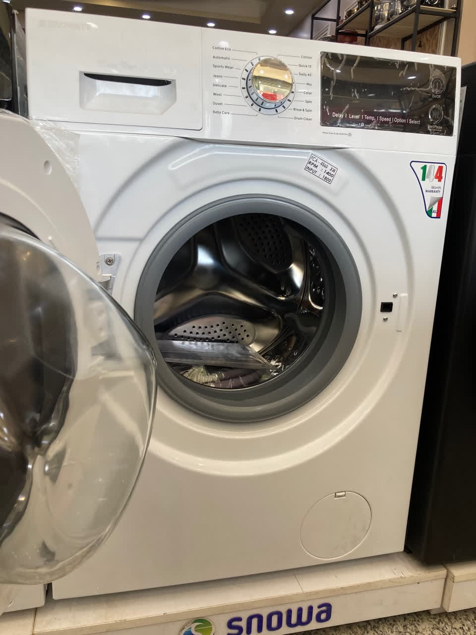 ماشین لباسشویی زیرووات مدل FCA4860XW — تصویر ۲