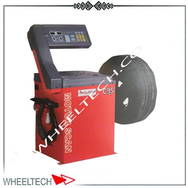 دستگاه بالانس چرخ موتور اسکن مدل C95