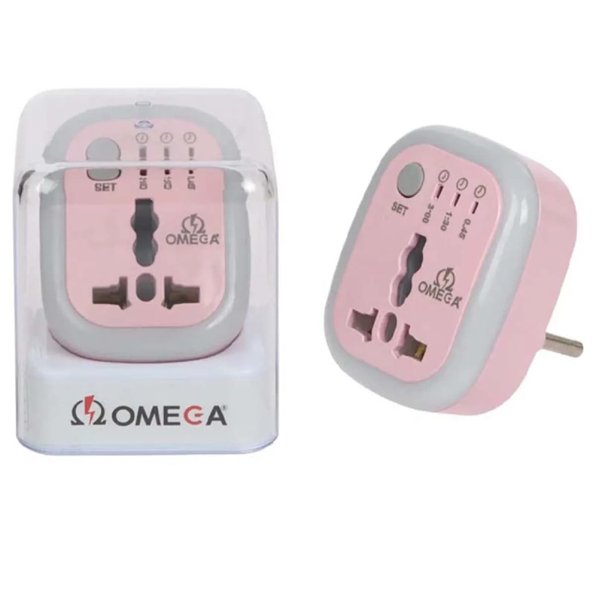 تبدیل 3به2 برق تایمر دار Omega M100 — تصویر ۲