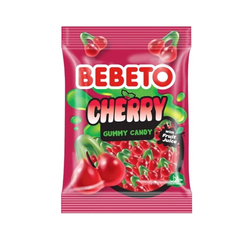 پاستیل ژله ای ببتو با طعم گیلاس وزن 80 گرم
