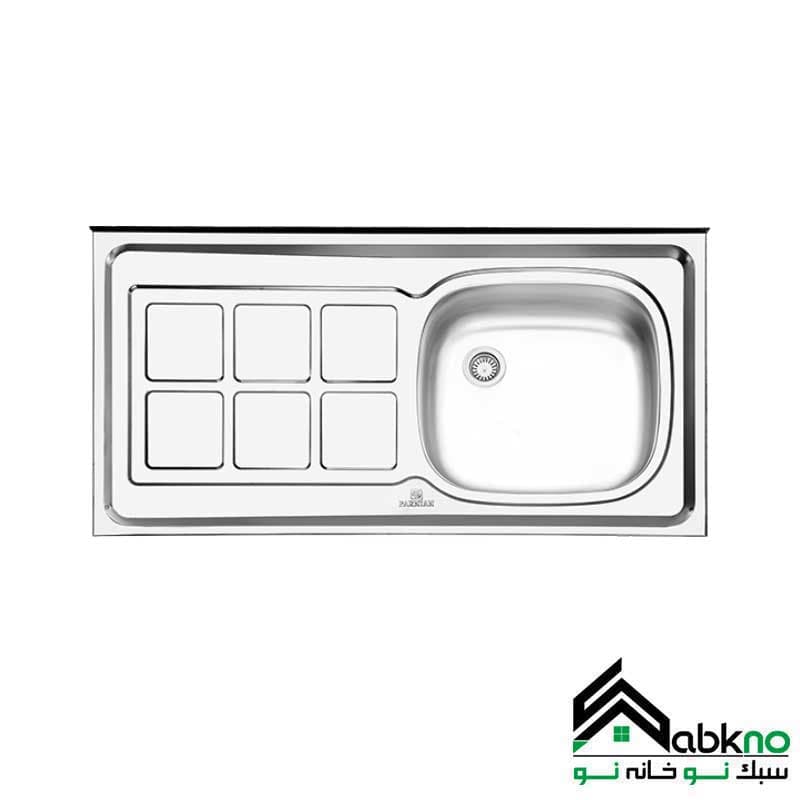 سینک استیل روکار پرنیان مدل PS-3107