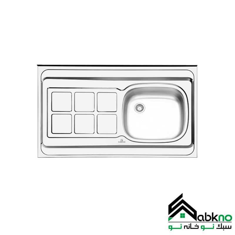 سینک استیل روکار پرنیان مدل PS-3101