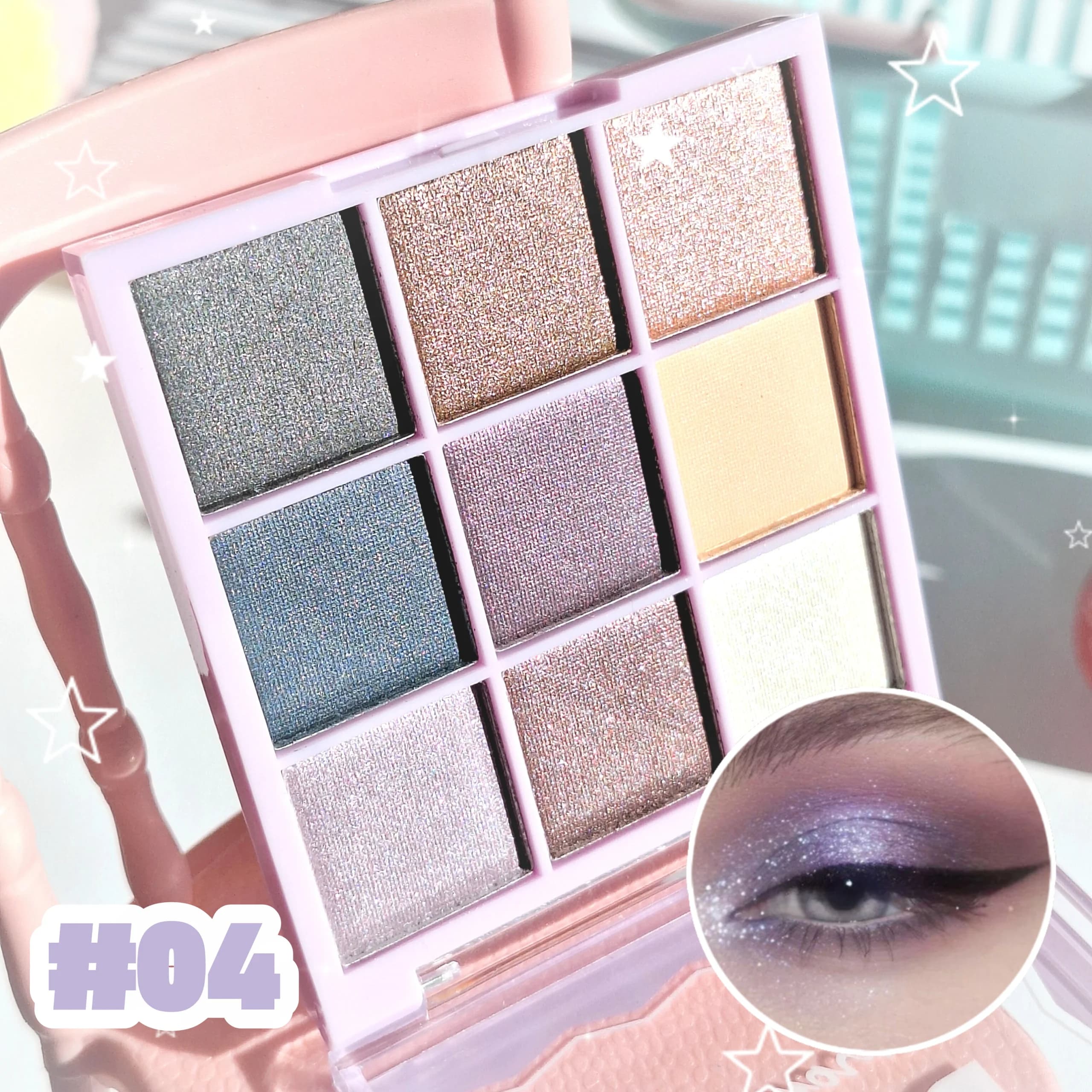 پلت سایه ۹ رنگ مدل Chromatic — تصویر ۵