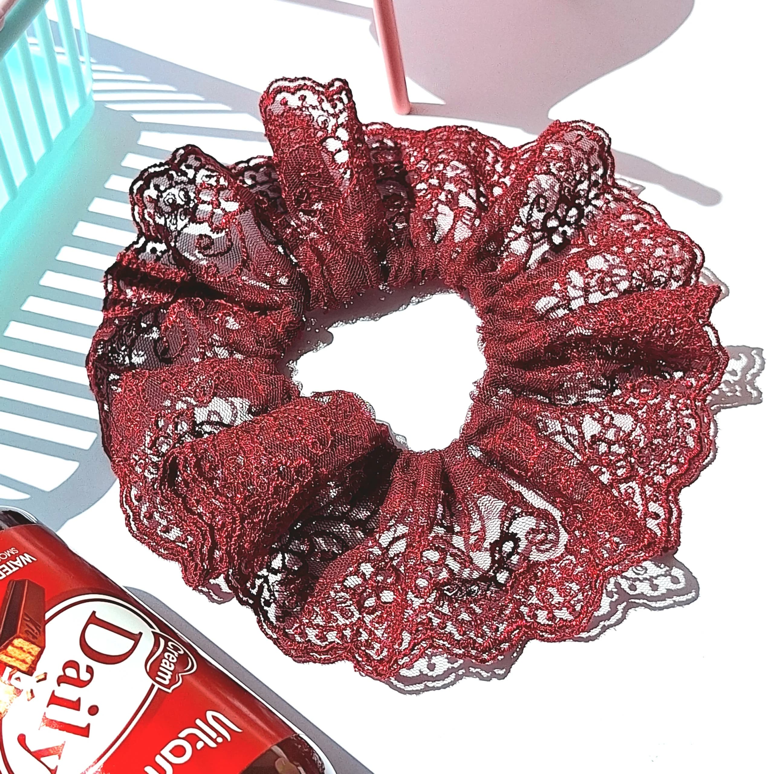 کش مو دانتل زرشکی