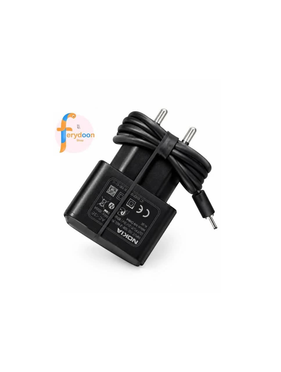 شارژر سوزنی اصلی نوکیا AC-3E؛ اصالت و پایداری در شارژ