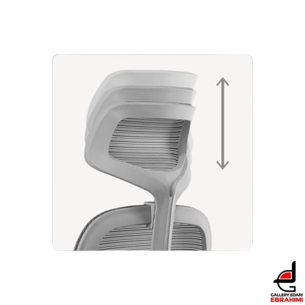 صندلی مدیریتی مش راحتیران مدل T 3610 — تصویر ۶