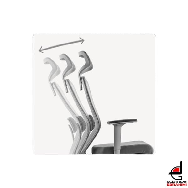 صندلی مدیریتی مش راحتیران مدل T 3610 — تصویر ۴