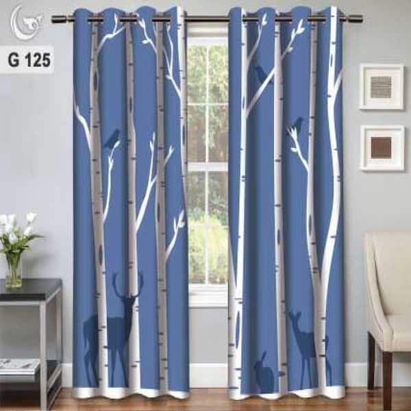 پرده چاپی درخت جنگلی کد G125