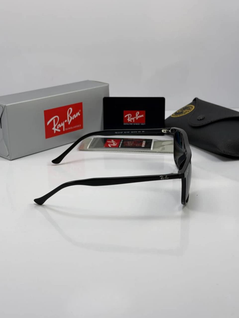 عینک مشکیrayban rb-2216 f — تصویر ۳