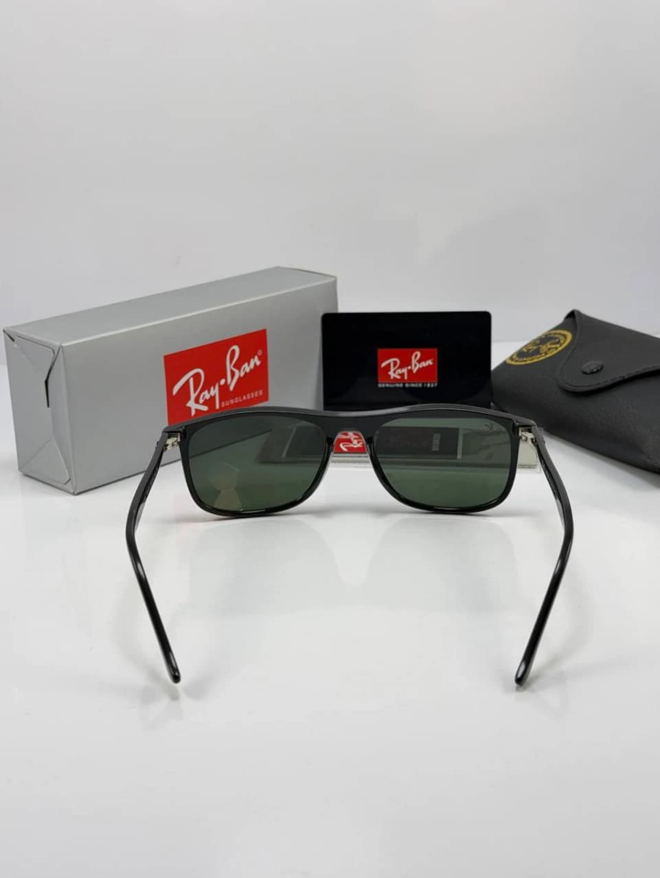 عینک مشکی سبزrayban rb-2216 f — تصویر ۳