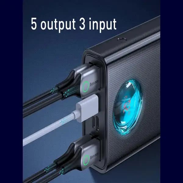 پاوربانک فست شارژ 65 وات 30000 هزار بیسوس مدل Baseus PPLG000102 PPLG-A01 — تصویر ۸