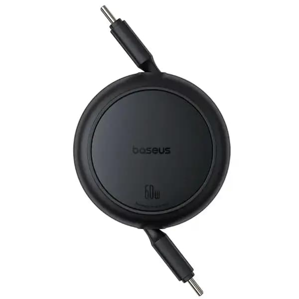 کابل شارژ دوسر تایپسی جمعشونده یک متری 100 وات بیسوس مدل Baseus FREE2PULL P10318602111-00 — تصویر ۲