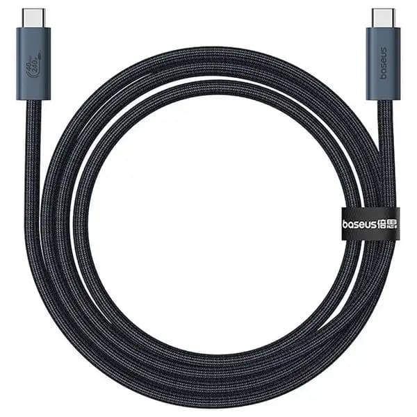 کابل سوپر فست شارژ تایپ سی به تایپ سی 240 وات بیسوس مدل Baseus PD USB 4 40Gbps P10311803111-00