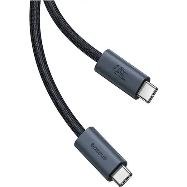 کابل سوپر فست شارژ تایپ سی به تایپ سی 240 وات بیسوس مدل Baseus PD USB 4 40Gbps P10311803111-00 — تصویر ۵