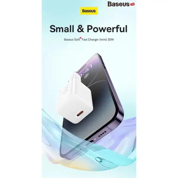 شارژر دیواری 30 وات بیسوس مدل Baseus GaN5S P10162504113 — تصویر ۸