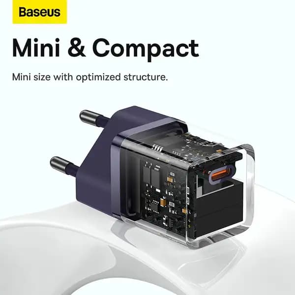 شارژر دیواری 30 وات بیسوس مدل Baseus GaN5S P10162504113 — تصویر ۴