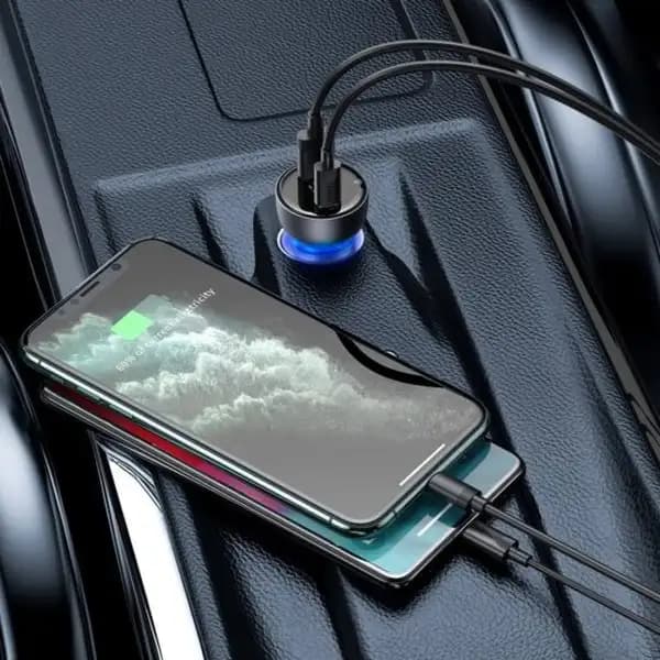 شارژر فندکی 65 واتی بیسوس مدل Baseus TZCCKX-0G — تصویر ۶