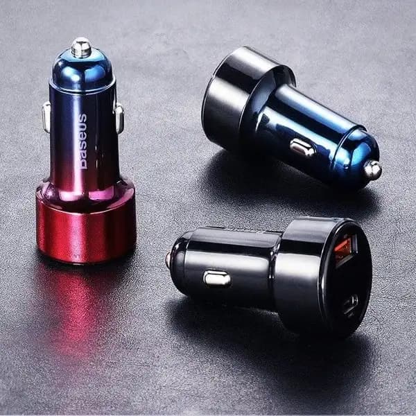 شارژر فندکی 45 وات دو پورت بیسوس مدل Baseus CCMLC20C-01 — تصویر ۴