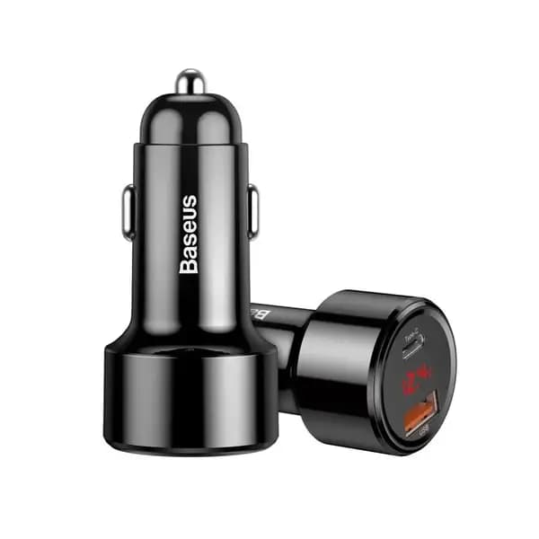 شارژر فندکی 45 وات دو پورت بیسوس مدل Baseus CCMLC20C-01 — تصویر ۳