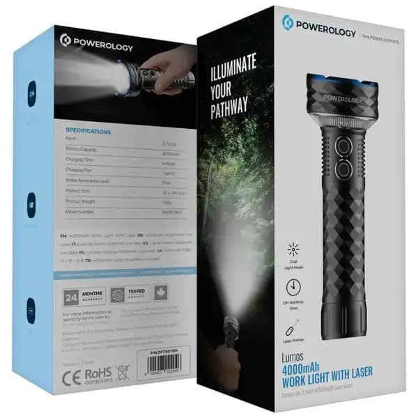 چراغ کاری پاورولوژی مدل Powerology Lumos Work Light — تصویر ۴