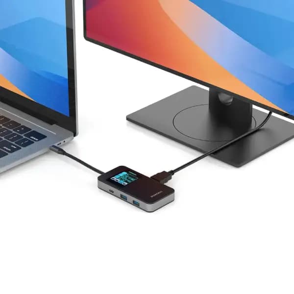 هاب 6 در 1 پرودو مدل Porodo 6-in-1 Type-C Hub with Display 4K 60Hz USB 3.0 — تصویر ۸