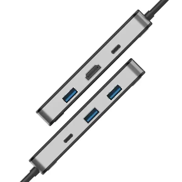 هاب 6 در 1 پرودو مدل Porodo 6-in-1 Type-C Hub with Display 4K 60Hz USB 3.0 — تصویر ۶