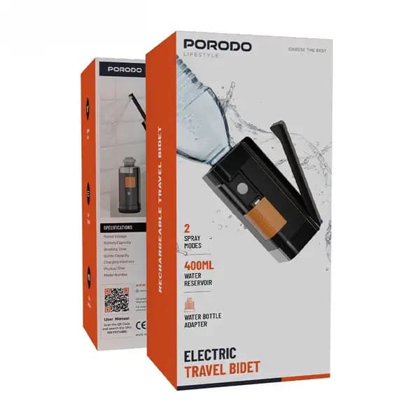 خودشور سفری پرودو مدل PORODO Electric Travel Bidet — تصویر ۴