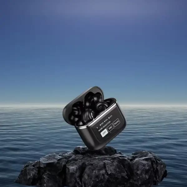 ایرپاد نمایشگر دار پرودو مدل Porodo Soundtec Guide ANC TWS Earbuds — تصویر ۴
